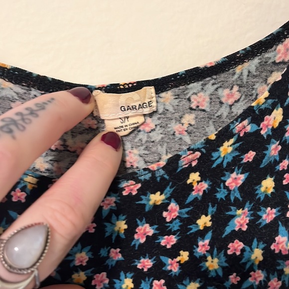 Garage floral tank top - Picture 4 of 5